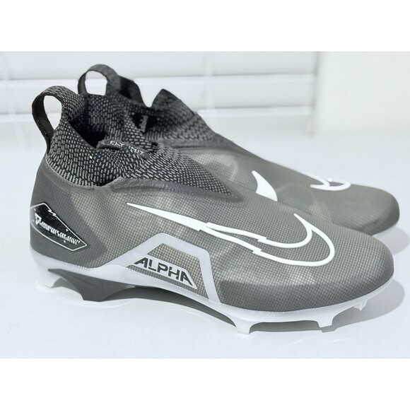 Size 12.5 WIDE Nike Alpha Menace Elite 3 P Black Mens Football Cleats DH1350-001 main image 6